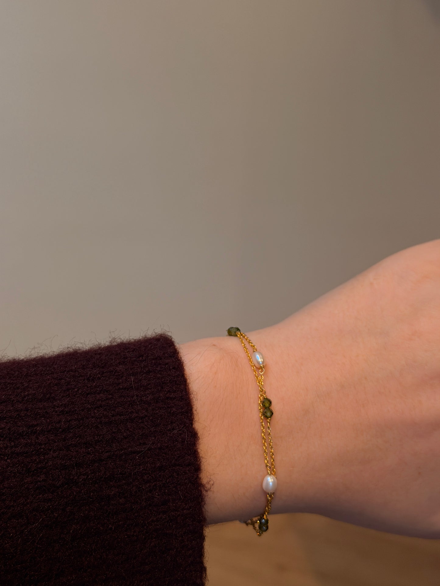 Double bracelet (Olive)